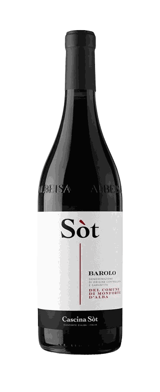 Bottle of Barolo del Comune di Monforte d'Alba from Cascina S&ograve;t