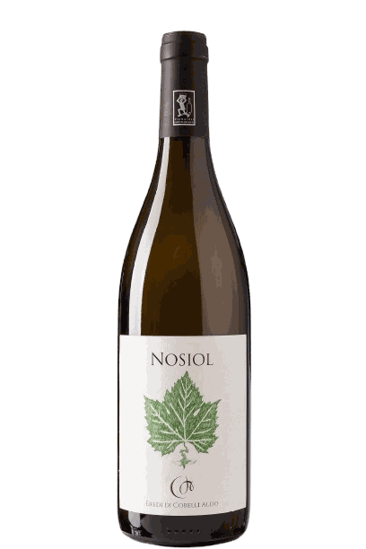 Bottle of Nosiol, a Nosiola white wine from Eredi di Cobelli Aldo