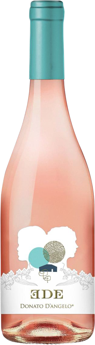 Bottle of Ede, a pale Basilicata Rosato IGT made from Syrah