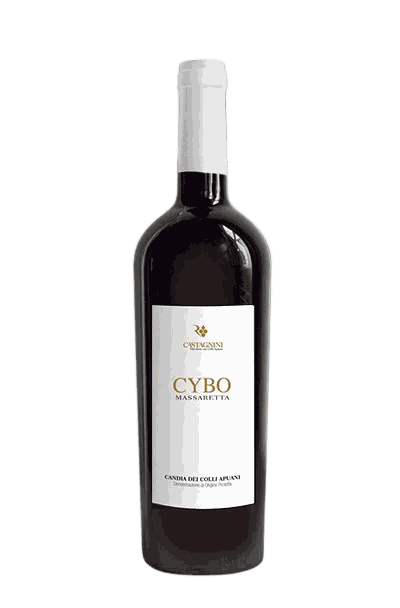 Bottle of Cybo, Castagnini's Massaretta red from the Colli Apuani in Tuscany