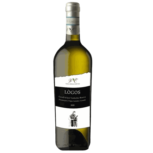 Bottle of Logos, a Verdicchio Riserva from Vigna degli Estensi in the Marche
