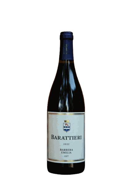 Bottle of Barbera Emilia IGT by Barattieri