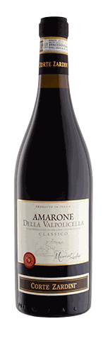Bottle of Amarone by Corte Zardini from the Winesal catalogue