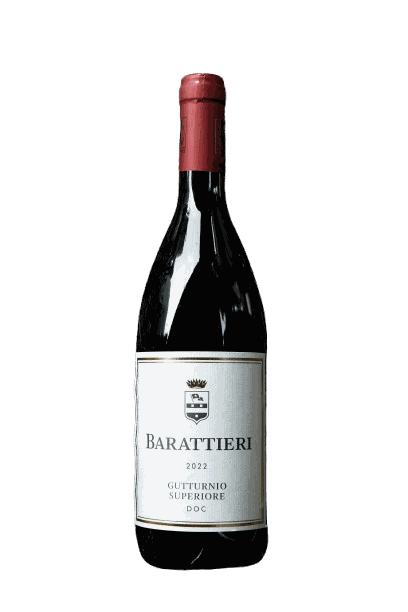 Bottle of Gutturnio Superiore DOC Fermo from Barattieri, a still red wine of the Piacenza hills