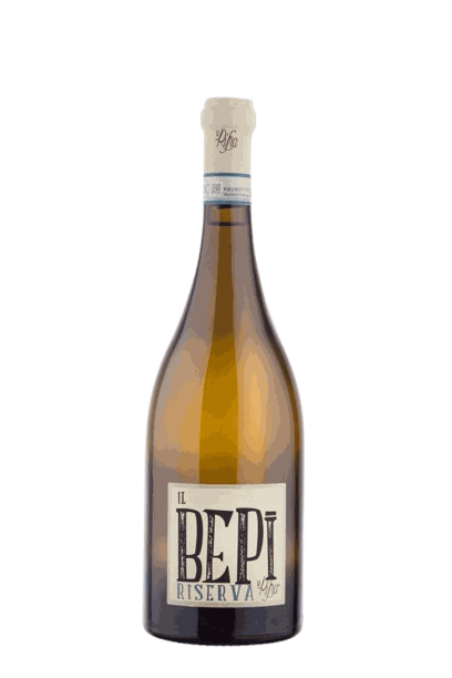 Bottle of la Rifra il Bepi Lugana DOC Riserva, an extended-aged Turbiana white wine